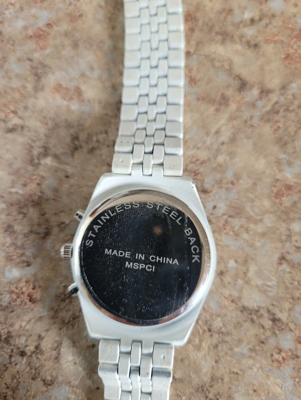 Quartz White Stainless Steel Bracelet Analog Watch